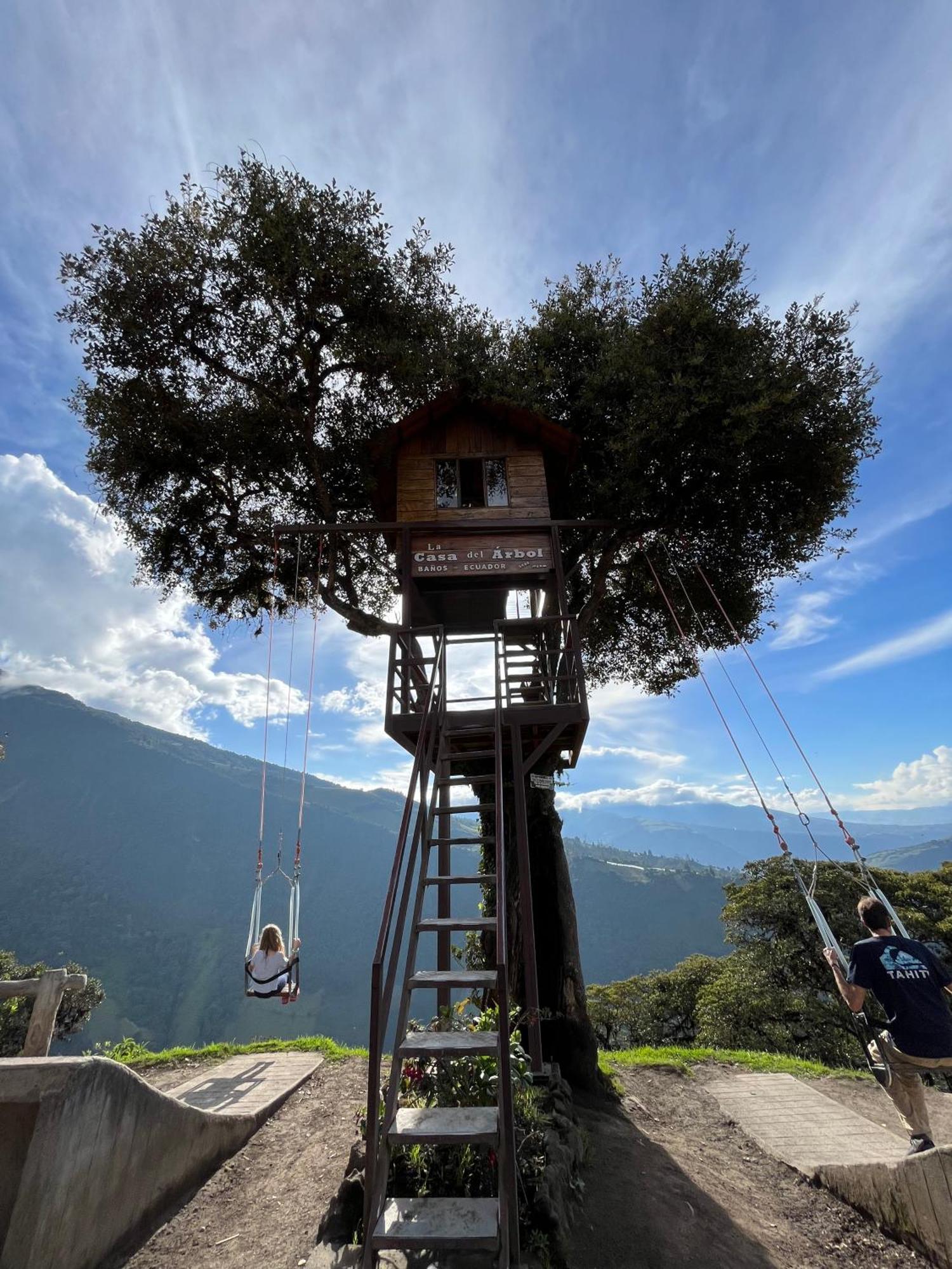 באניוס Mountain Chalet - Tungurahua Hot Springs/Aguas Termales מראה חיצוני תמונה
