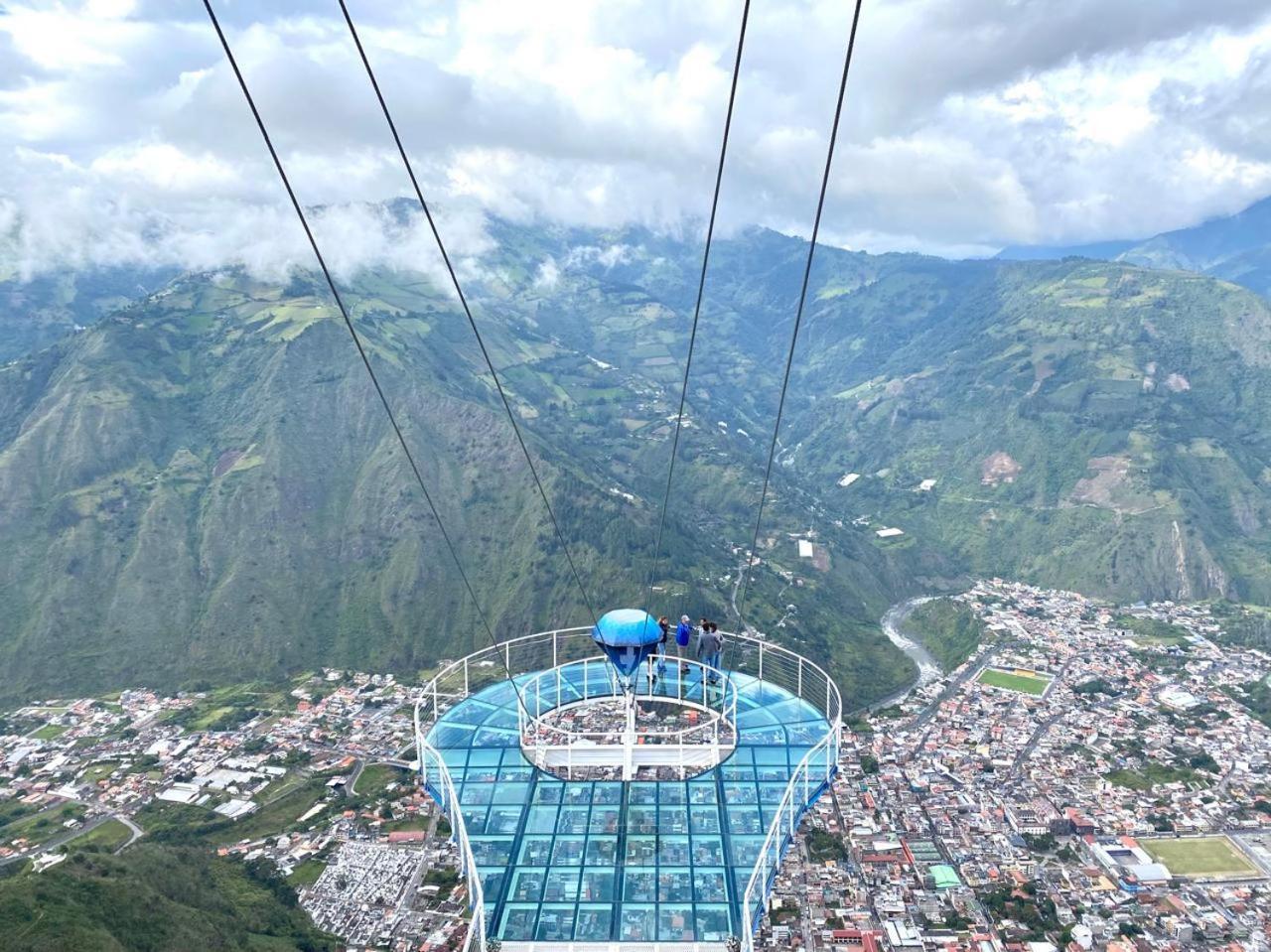 באניוס Mountain Chalet - Tungurahua Hot Springs/Aguas Termales מראה חיצוני תמונה